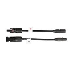 Overgangskabel MC4 (hann) Til MC3 (hunn) 15 Cm