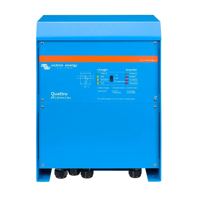 Vekselretter/lader Victron Quattro 48/5000/70-100/100-S VE.Bus 3 Vekselretter/lader Victron Quattro 48/5000/70-100/100-S VE.Bus