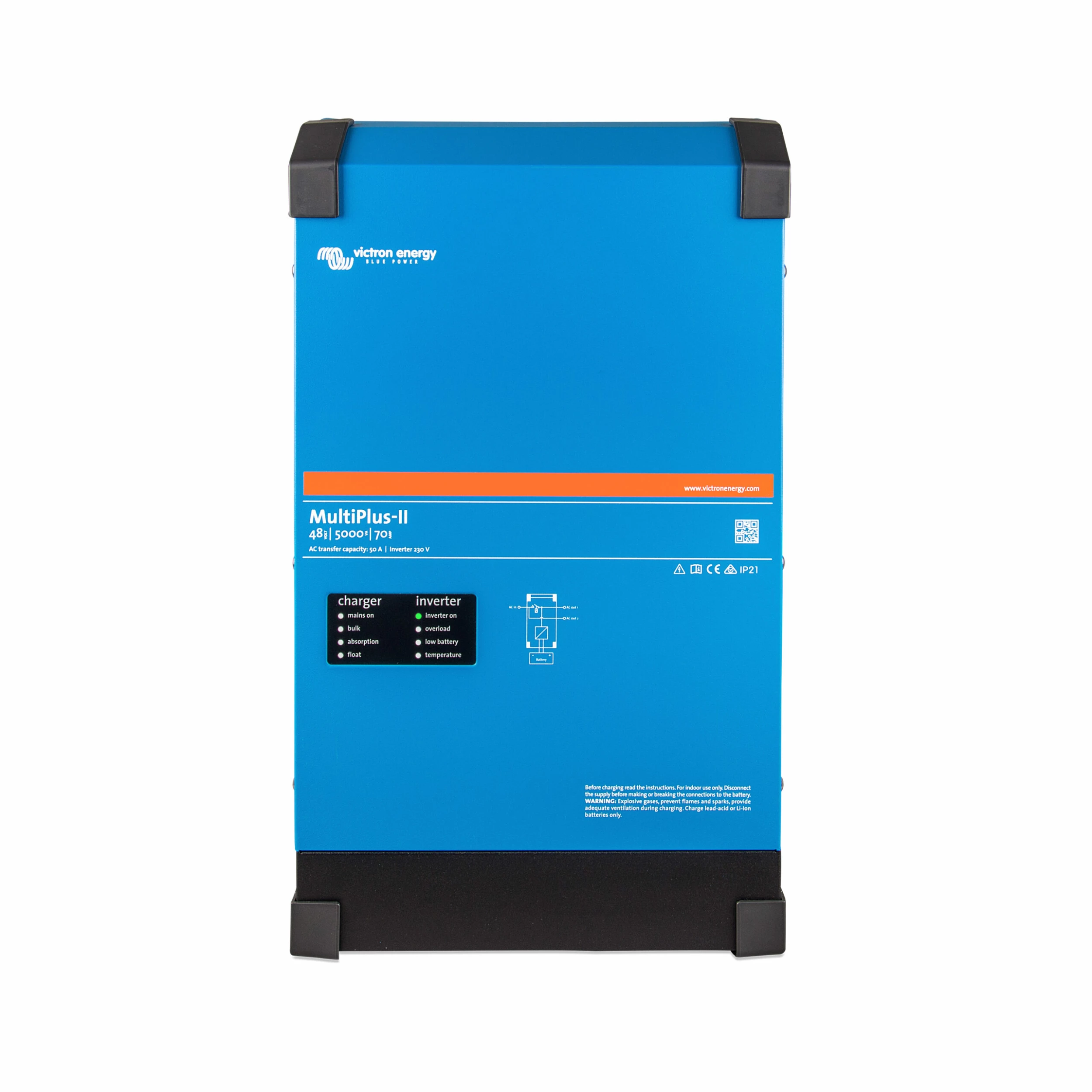 Vekselretter/lader Victron MultiPlus-II 48/5000/70-50 230V 3 Vekselretter/lader Victron MultiPlus-II 48/5000/70-50 230V
