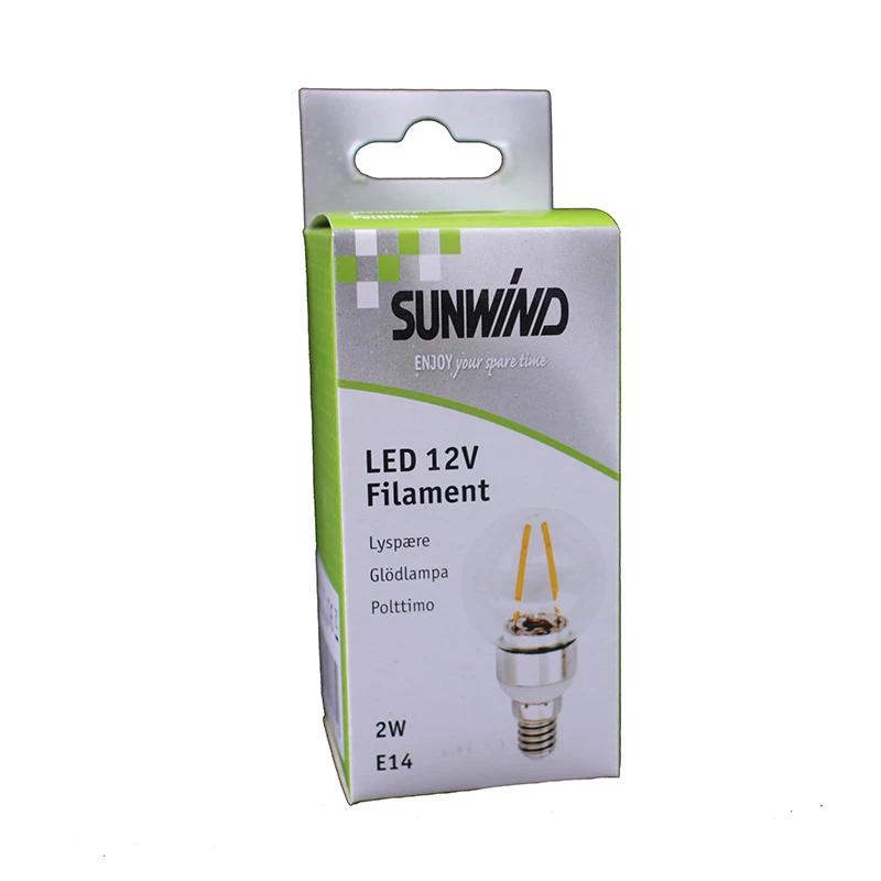 LED-pære Filament E14 2W 4 LED-pære Filament E14 2W - Bilde 2