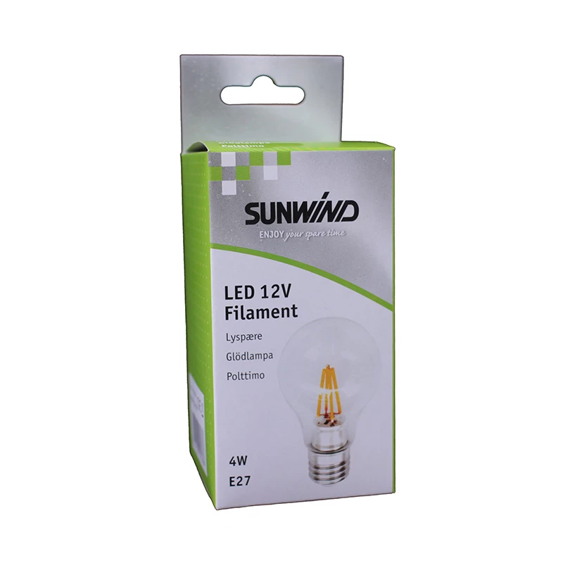 LED-pære Filament E27 4W 4 LED-pære Filament E27 4W - Bilde 2