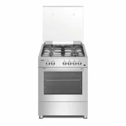 Gasskomfyr Kitchen Steel 60 Cm