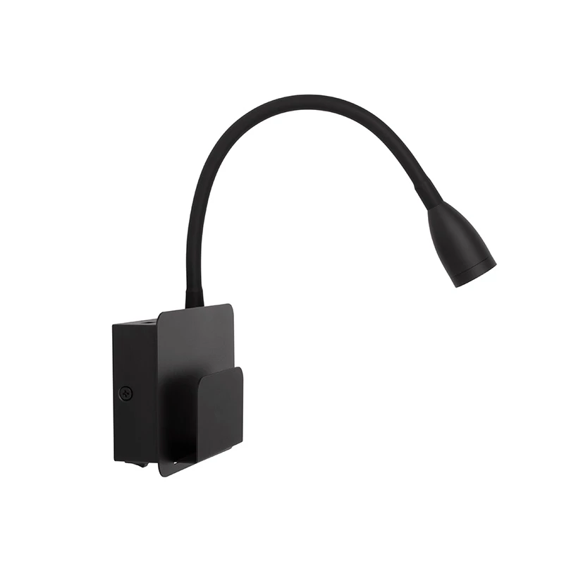 Vegglampe Design USB Black 3 Vegglampe Design USB Black