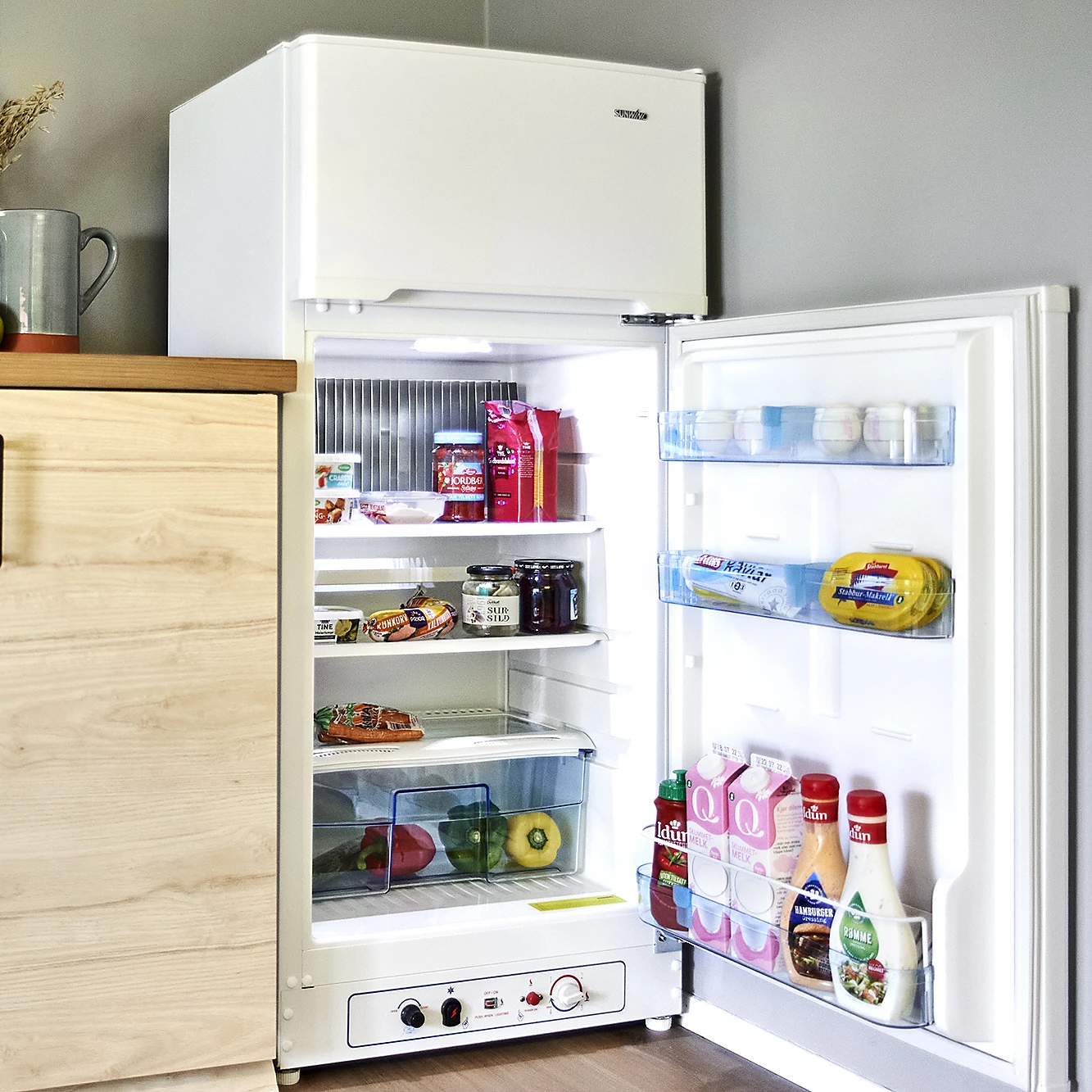 Gasskjøleskap Ventus 168 - Hvit 5 Gasskjøleskap Ventus 168 - Hvit - Bilde 3